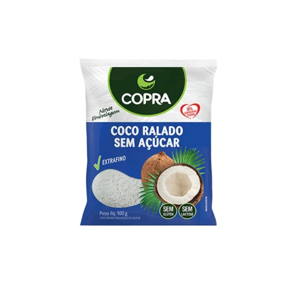 Coco Ralado Sem Açúcar Copra 100g