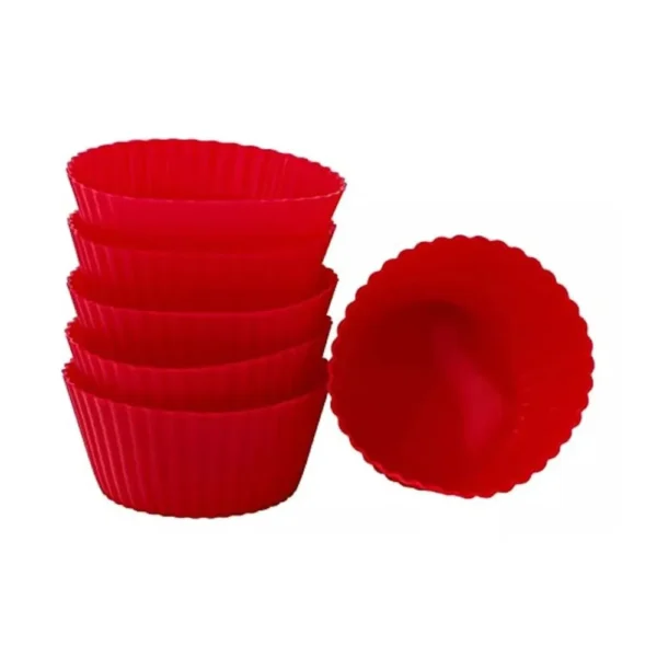 Forma de Silicone para Cupcake 6 Unidades