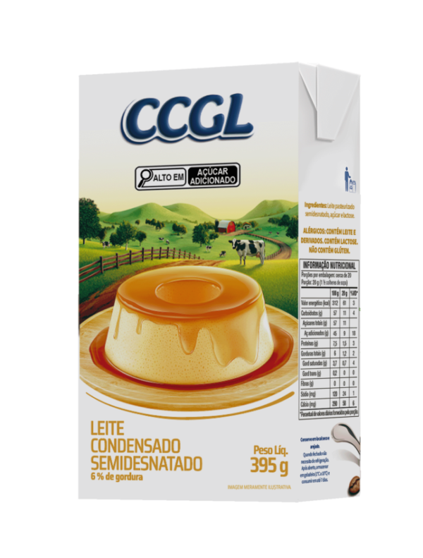 Leite Condensado Semidesnatado CCGL 395G