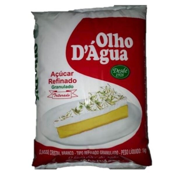 Açúcar Refinado Olho d'Água 1Kg