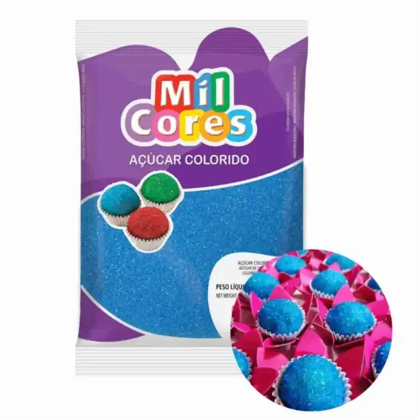 Açúcar Colorido Mil Cores Mavalério 500g