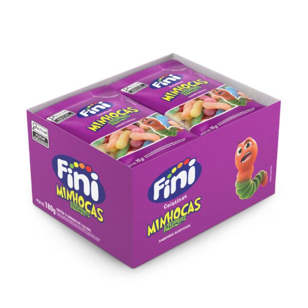 FINI MINI MINHOCAS CÍTRICAS 12x15g