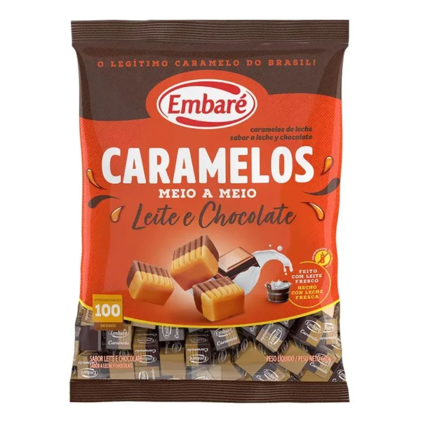 EMBARE CARAMELO MEIO A MEIO LEITE E CHOC 660g