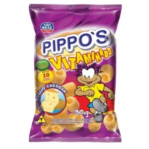 PIPPOS SALGADINHO 30G QUEIJO CHEDDAR